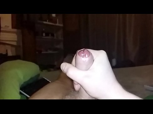 Solo wank with slow motion
