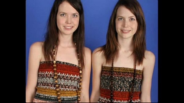 Identical twin lesbians