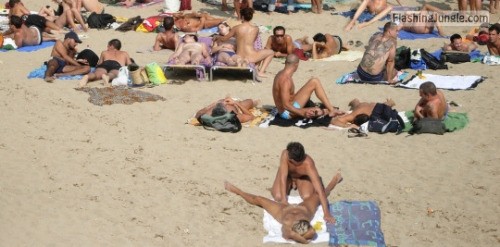 Horny beach Nude girls tanning.