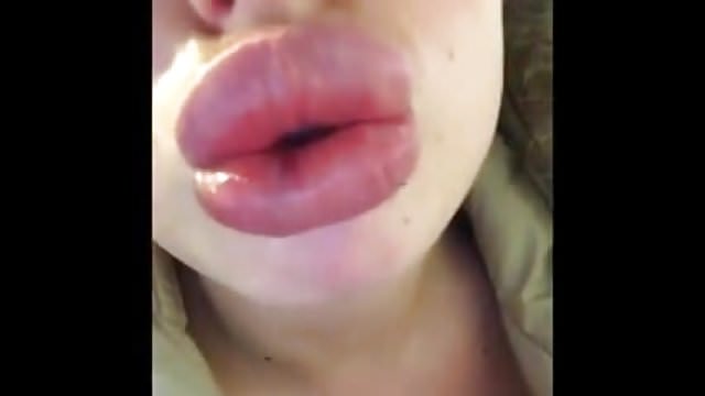 Bear B. reccomend juicy glossed lips huge tits