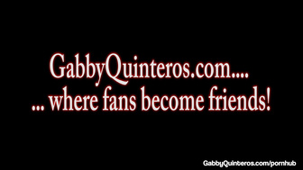 Meximilf gabby quinteros fucks herself