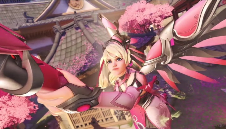 Pink Mercy Standing Doggystyle by Yeero (Looped).