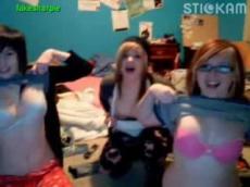 best of Lesbians teasing webcam three teens on