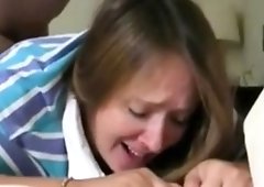 Crying mom anal