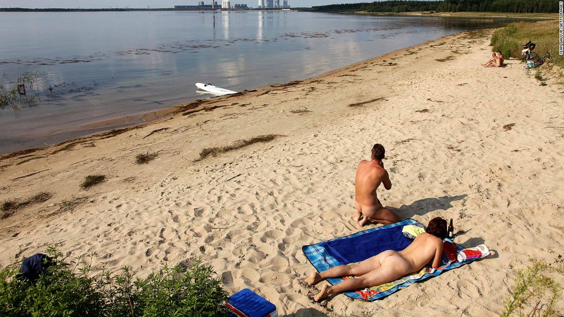 Naked on the beach russia