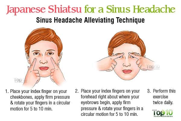 Facial massage helps headaches