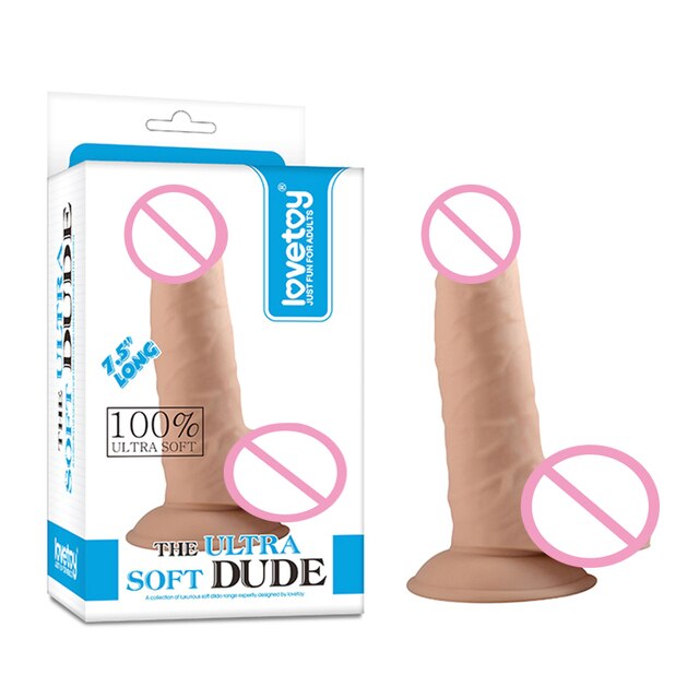 Suction cup dildo with balls