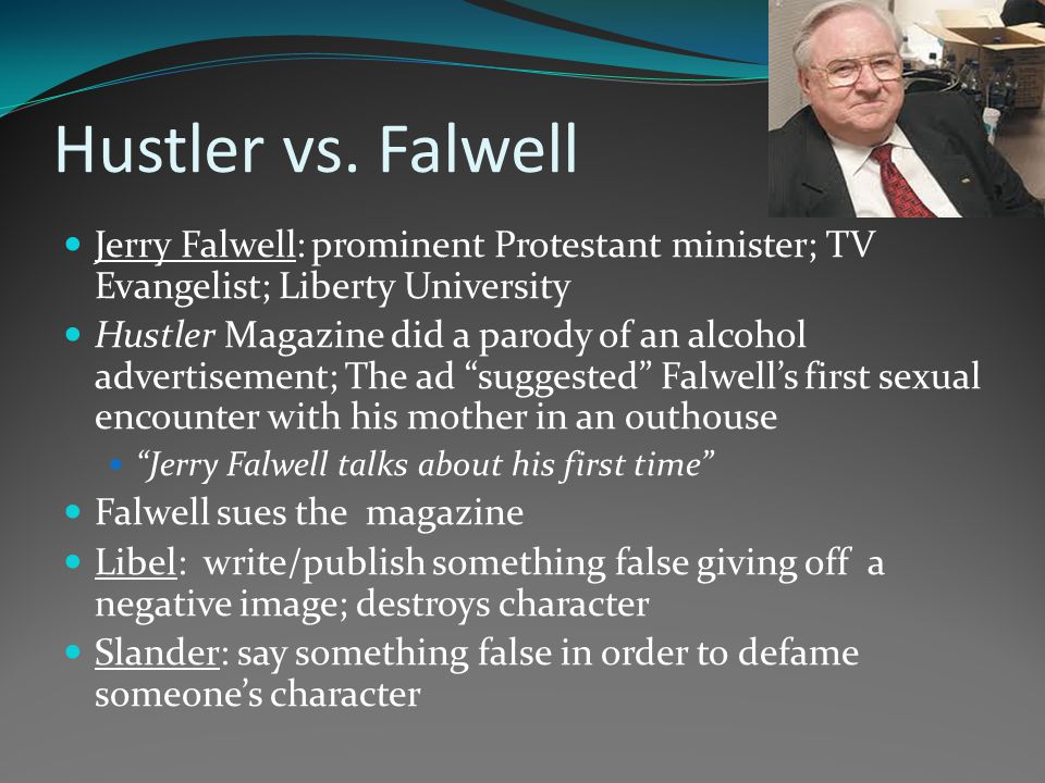 Falwell hustler jerry lawsuit vs