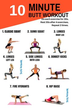 Exercises for a flat butt
