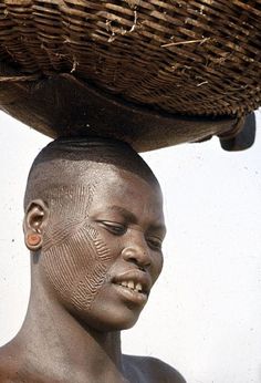 Facial scarring in fulani tribe