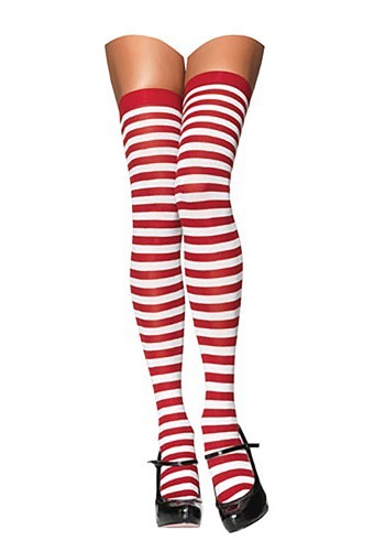 best of Striped Redhead stockings in