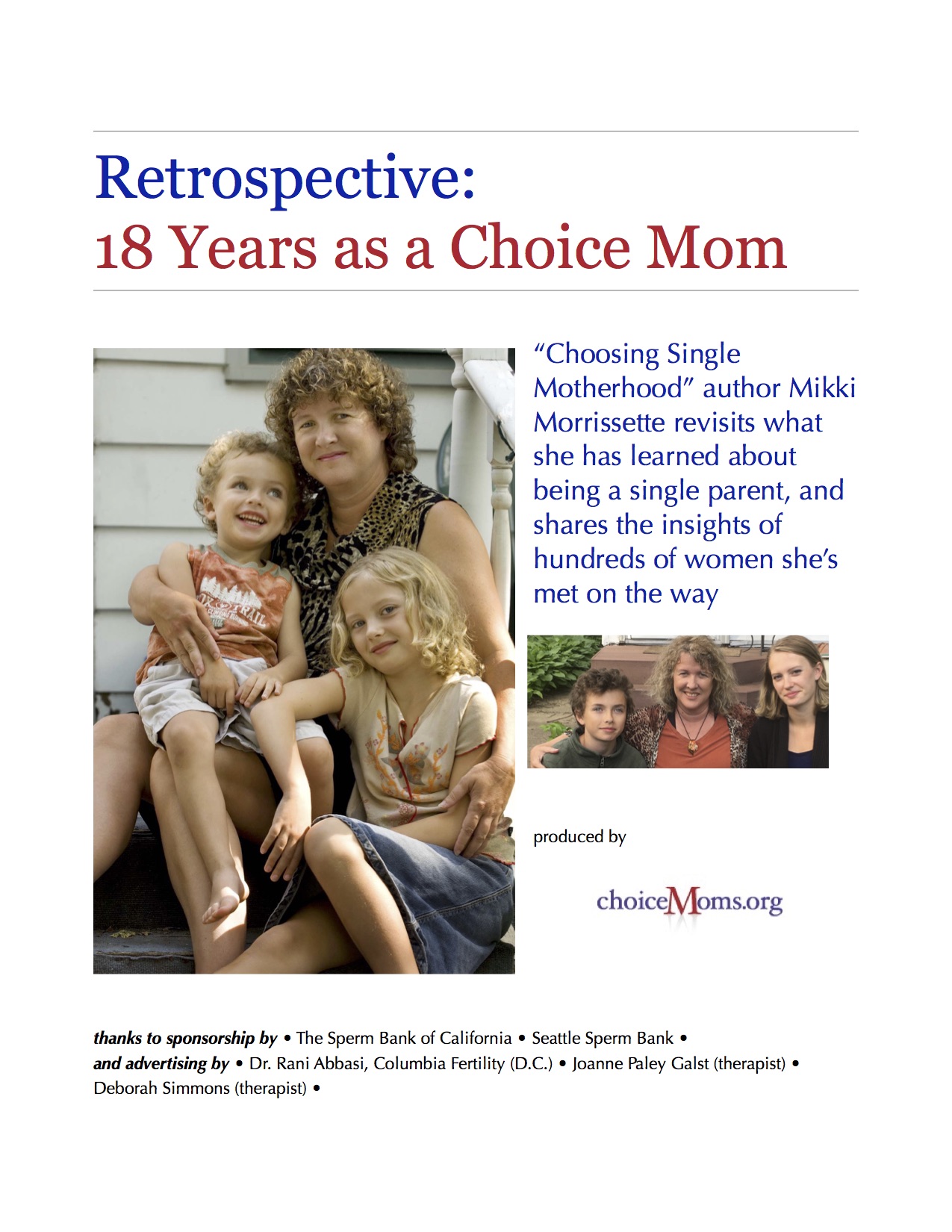 Skittle reccomend Sperm donor for single moms