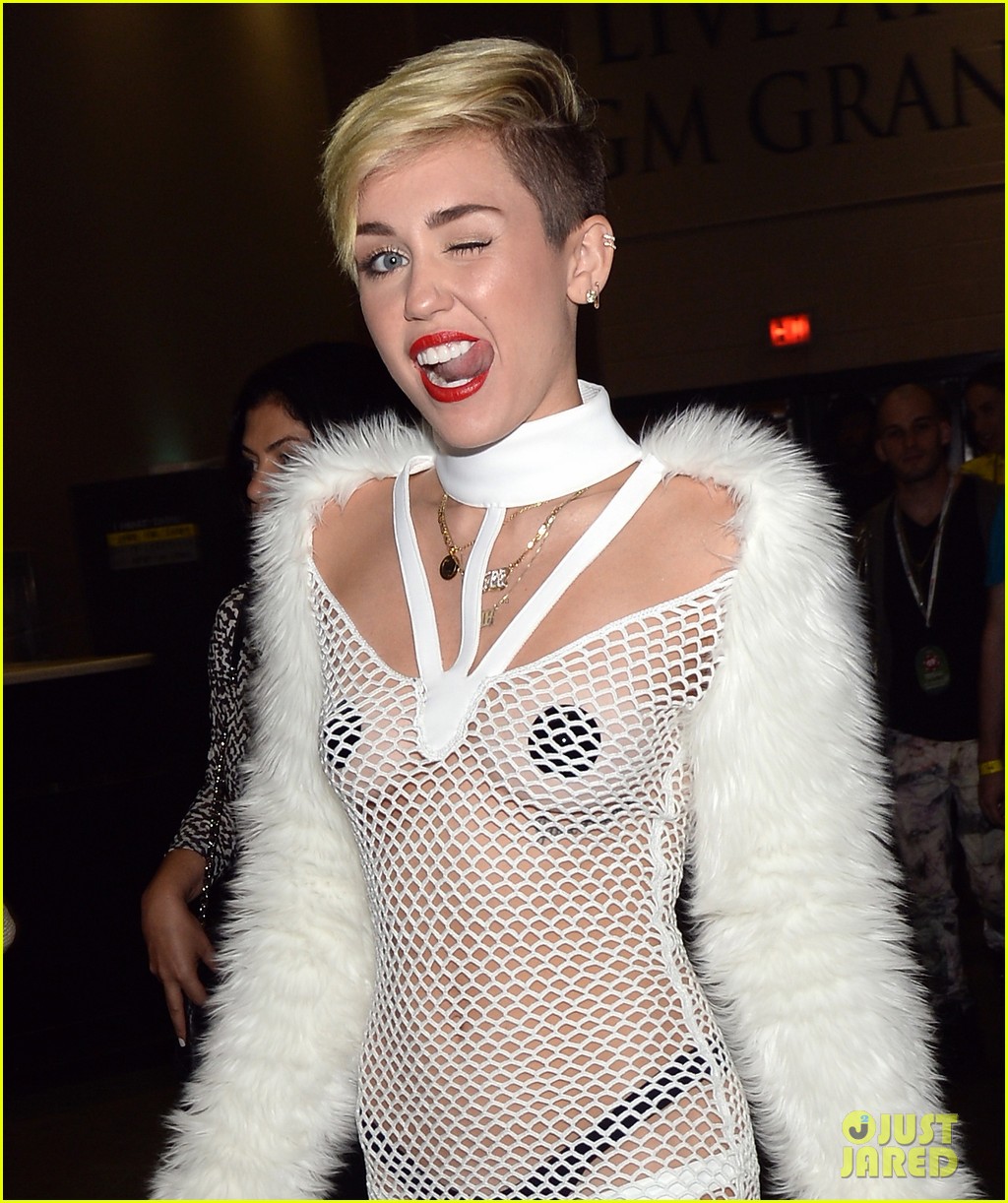 Miley cyrus boob hanging out