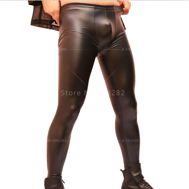 Fetish black spandex hot pants