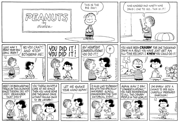 History of the comic strip peanuts