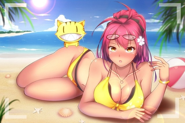 Anime bikini girl hot in picture