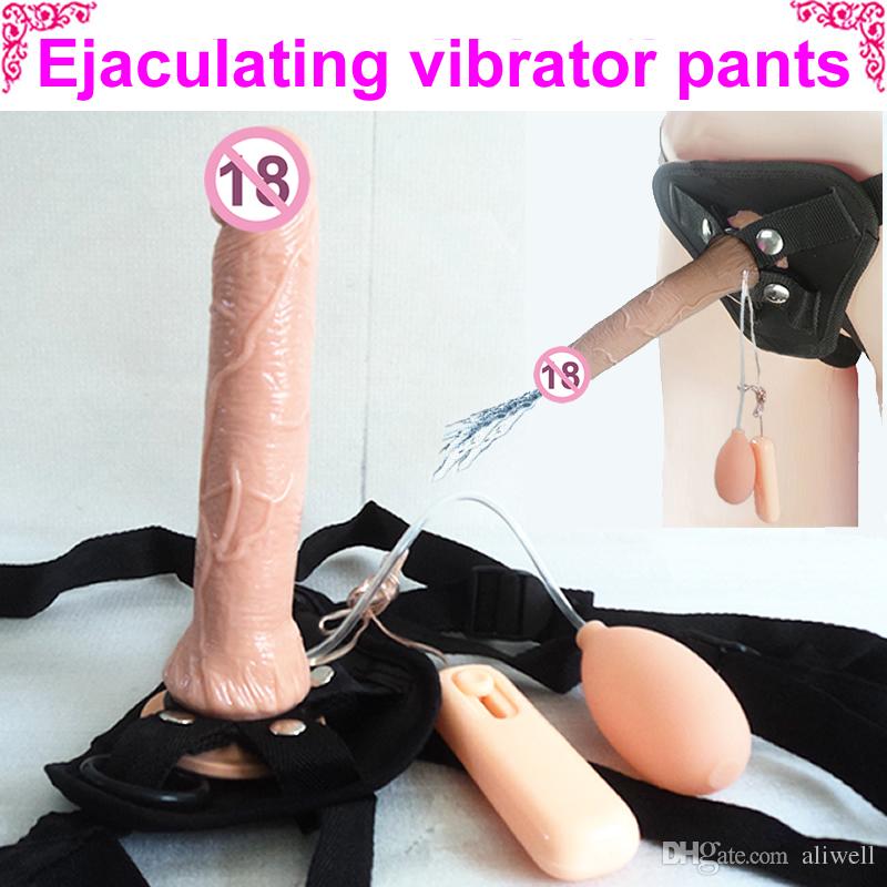 Vibrator that ejaculates