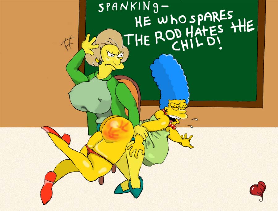 Brown E. reccomend Marge simpson spank