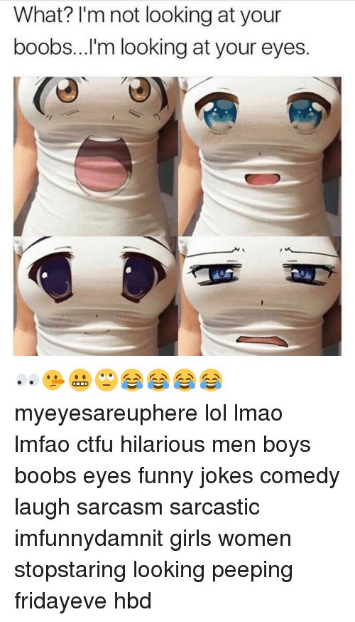 Boob joke man