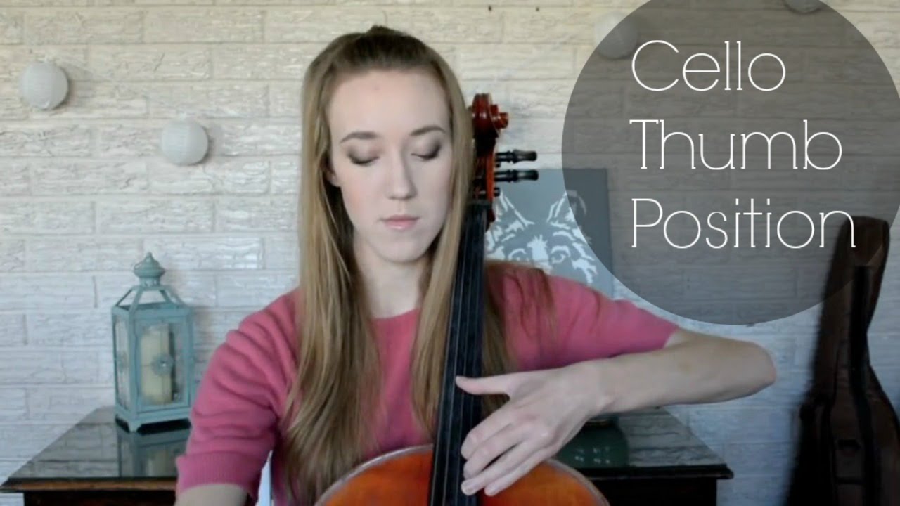 Cello position thumb