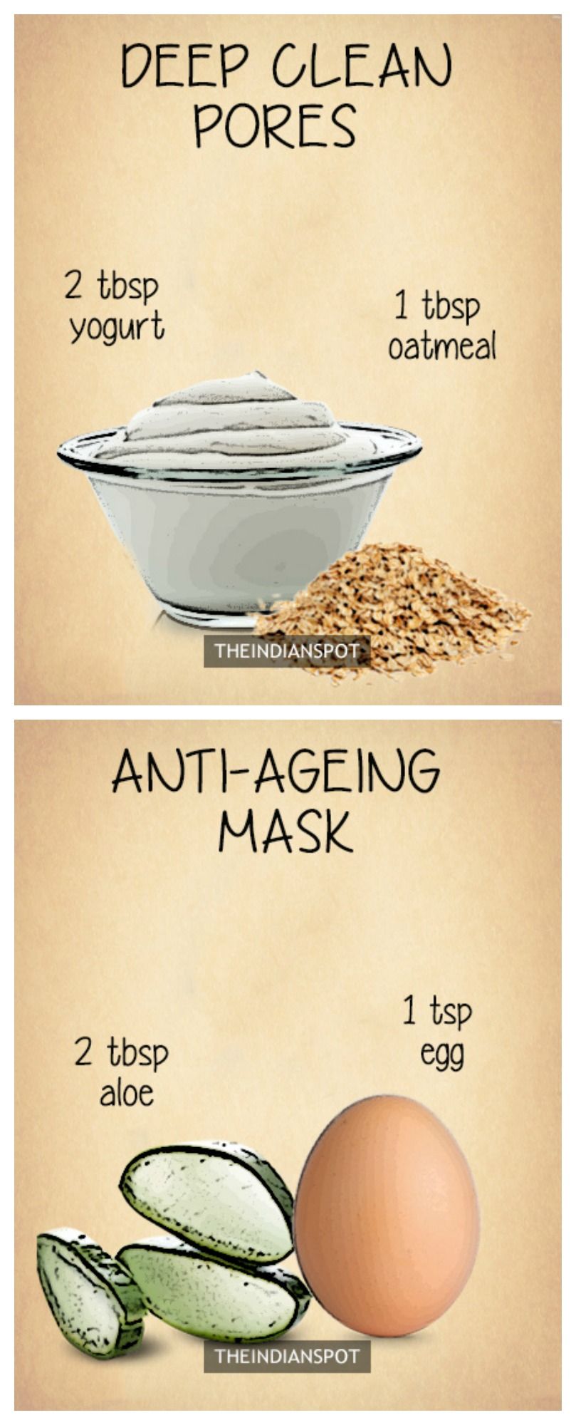 Homemade brightening facial masks