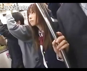Lesbian strap on japanese subway