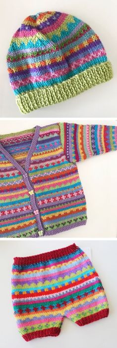 Hand knit pattern adult pants