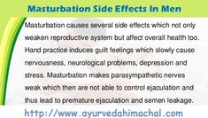 Health affects of masturbation