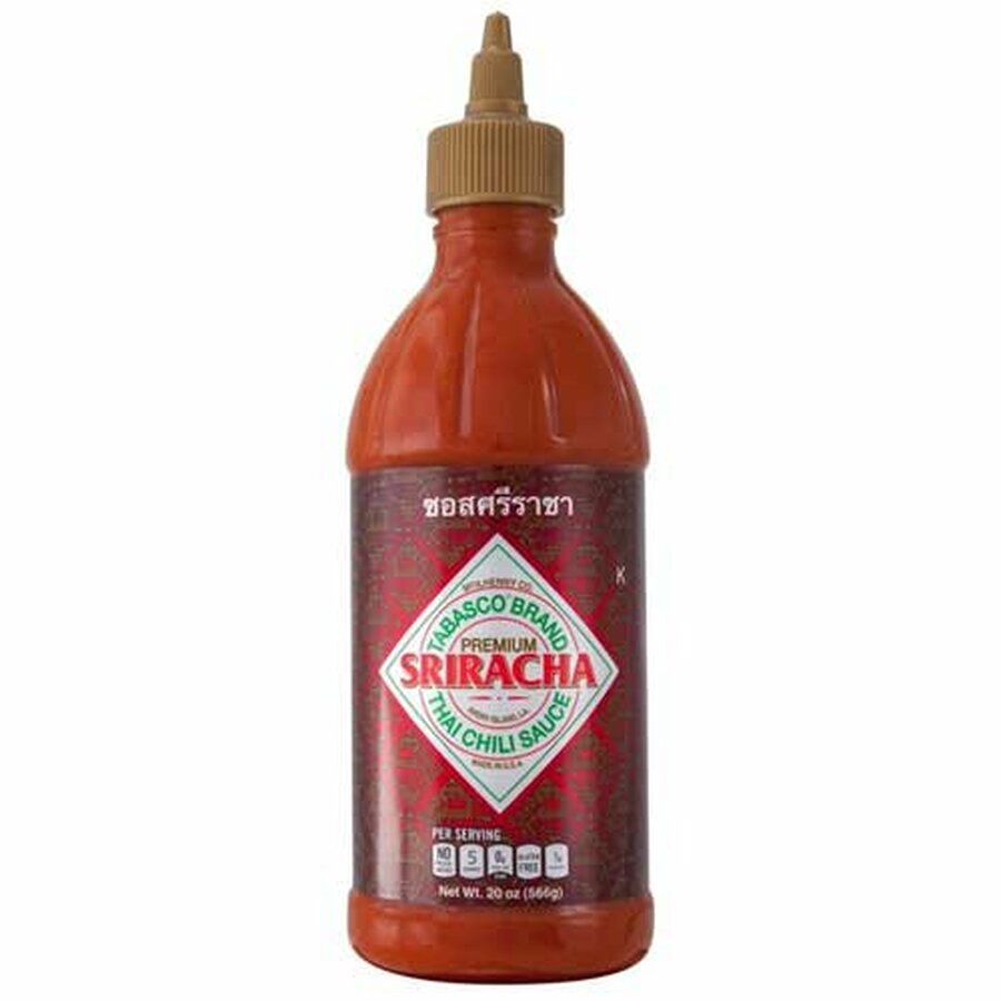 Blue E. reccomend Asian red pepper sauce