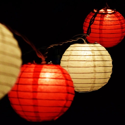 Asian free lantern lantern paper sample