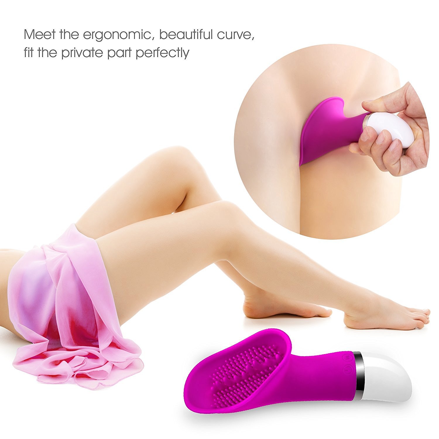 Clitoris stimulation with shower massage