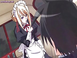 Anime princess rubbing a cock