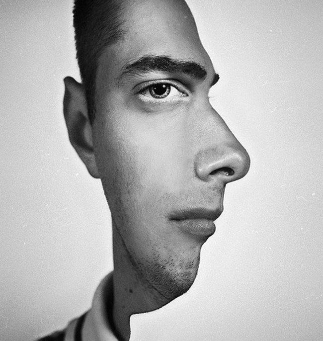 Facial optical illusions