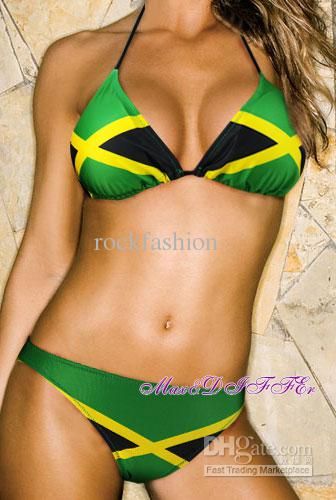 Billabong bikini jamaica flag