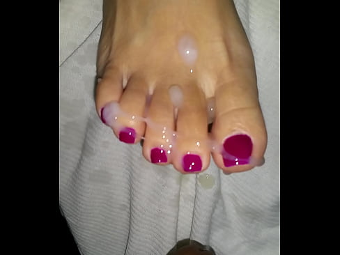 best of On and Cum toe foot