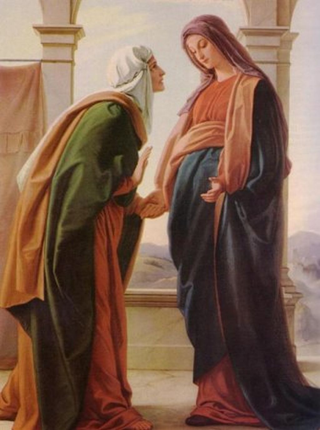 Captain R. reccomend The visitation of the virgin to his holy cousin isabel