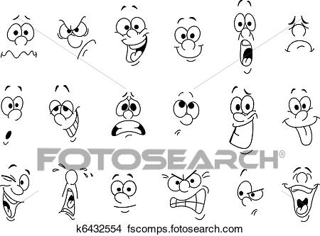 Clip art facial expressions