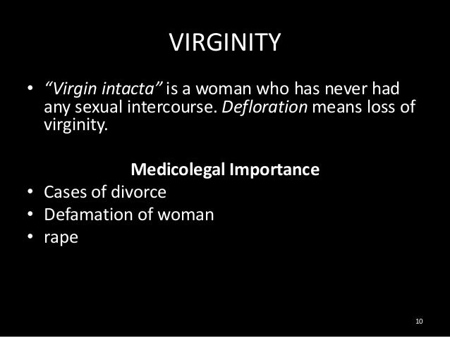 Beef reccomend The important of virginity