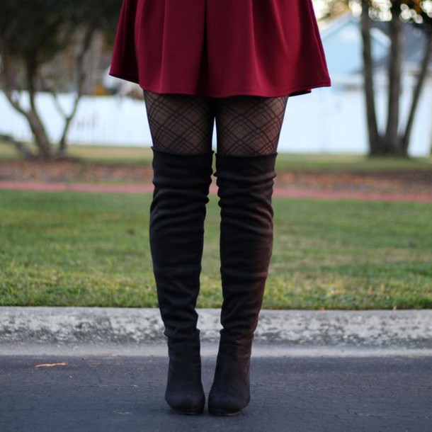 Fendi reccomend Knee high boots and pantyhose