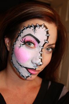 Adult halloween face painting ideas