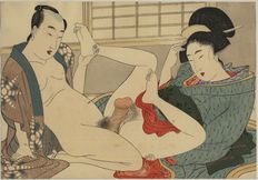 best of Woodblock Erotic lesbian japanese