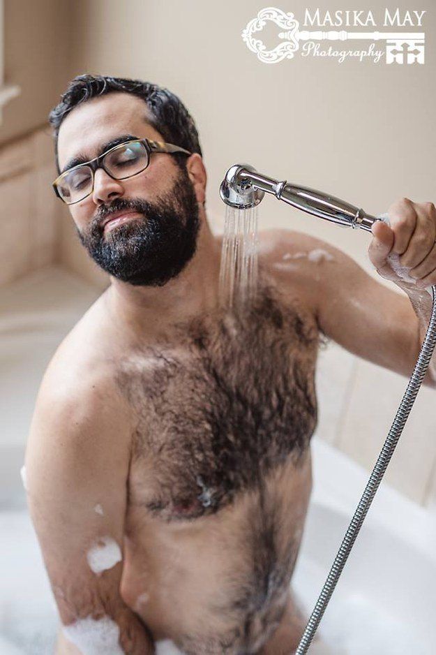 best of In Fat shower man hairy