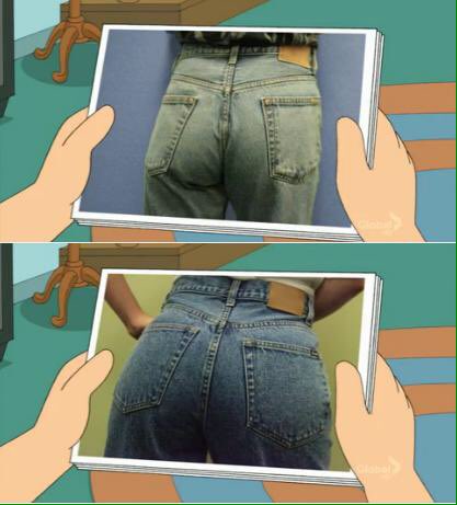 best of Jeans Lesbian butt
