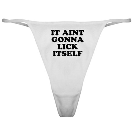 Lick itself classic thong