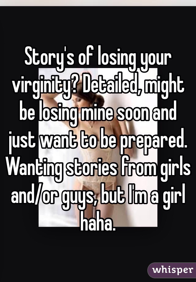 Losing your virginity stories