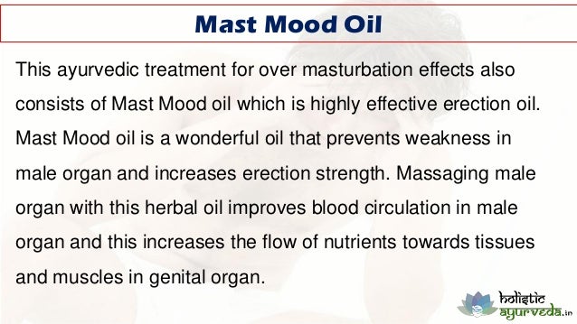 Masturbation and blood circulation