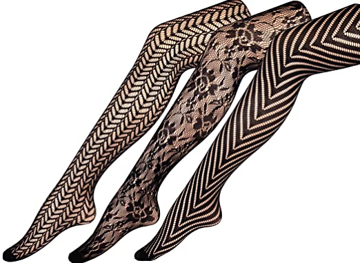 Pantyhose with designs