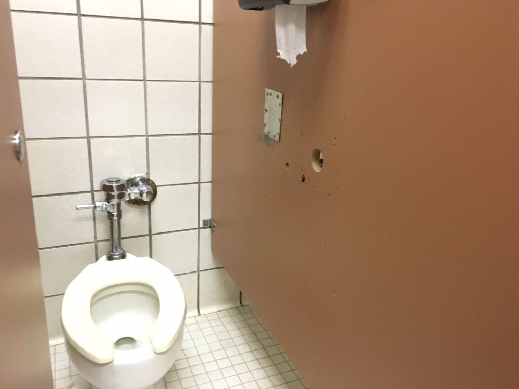 Public restrooms glory holes