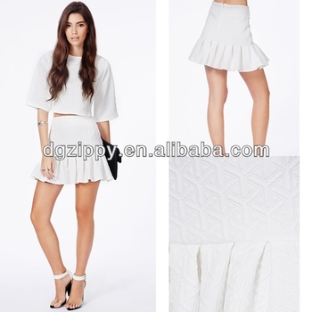 Bad M. F. reccomend White skirt for girls
