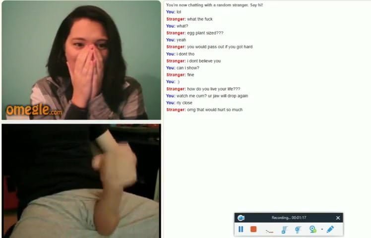 best of Reaction omegle big dick
